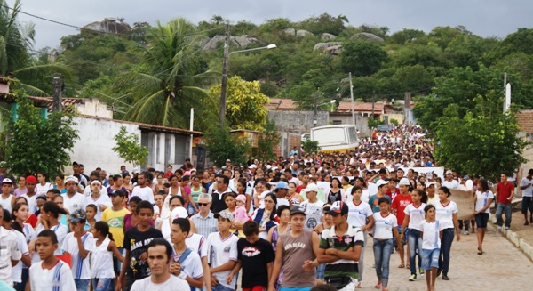Passeata em Pé de Serra - foto: Raimundo Mascarenhas