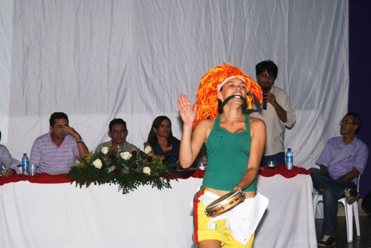 protesto de professora