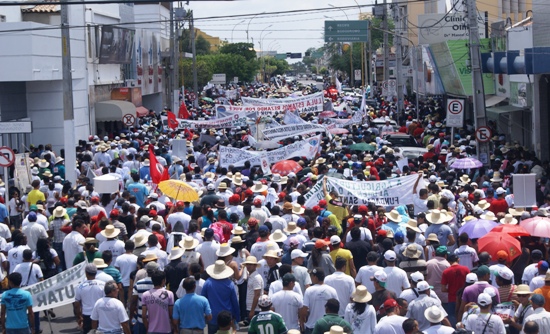 Manifestação da ASA em Juazeiro e Petrolina - foto-Raimundo Mascarenhas