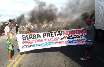manifestação em agosto de 2011
