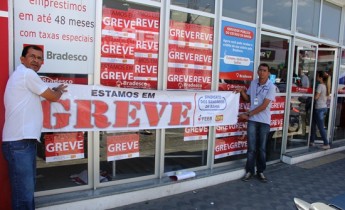 bradesco em greve