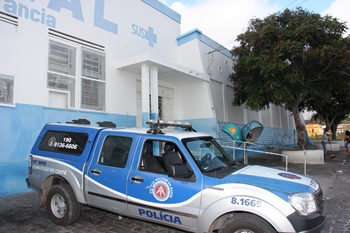 viatura em frente ao Hospital Regional - HR - foto- Raimundo Mascarenhas