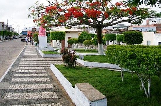 Praça onde ocorreu o crime.