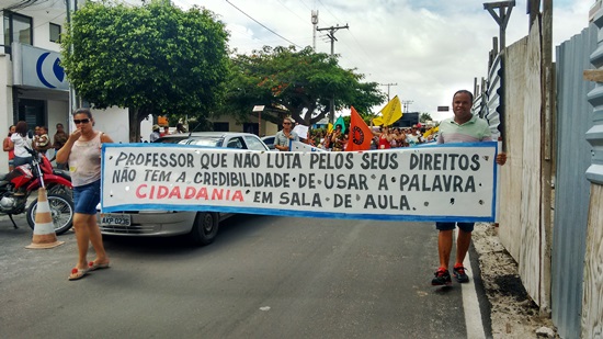 professores em passeata - des