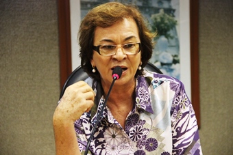 Neusa Cadore, vice-presidenta da Comissão dos Direitos da Mulher.