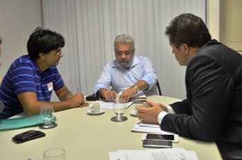 Danilo Ramos, Sergio Miranda e Alex da Piatã 