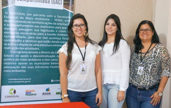 Equipe do GAC e formada por 3 tecnicas ambientais