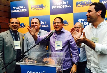 Deputado Augusto Castro e demais colegas da bancada da Bahia.