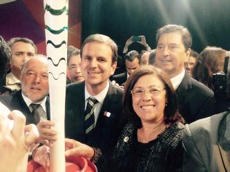 Prefeita vai preparar grande festa para receber o maior simbolo olímpico em todo o mundo.