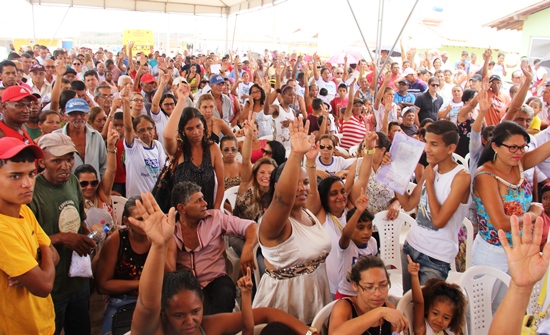 entrega de casas em euclides da cunha- publico