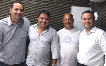 Esquerda para a direita: Ivan Junior, Igor, Nadinho e Arilton Junior