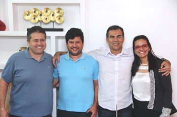 Esquerda para direita: Alex, Leonardo, Assis e Val | Foto: Raimundo Mascarenhas