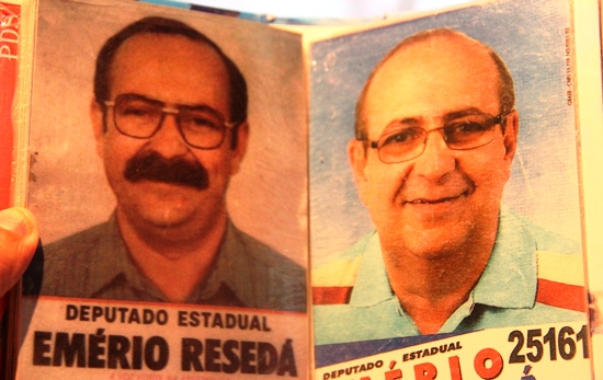 Ex-deputado Emério no primeiro e último dos cinco mandatos | Foto: reprodução Raimundo Mascarenhas