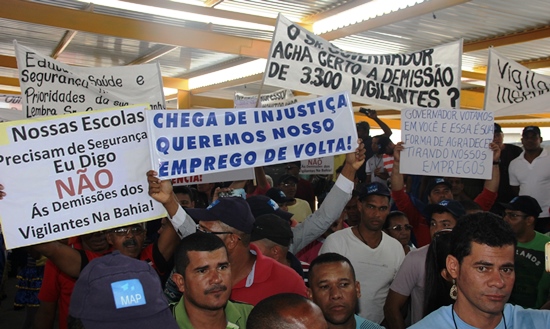 mobilização de vigilantes em gavião - 2 - foto- raimundo mascarenhas