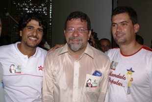 Veradores Danilo (E) Afonso florence (M) e Betão (D)