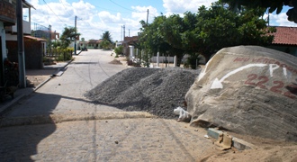Barrocas - Pavimentação do povoado de Rosário