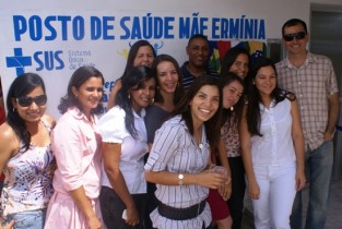 inauguração em são domingos -equipe de trabalho da usf