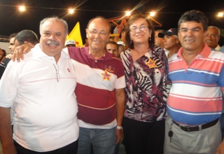 Hidelfonso após aderir ao PT.