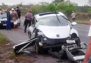 Foto Sisalnews - acidente em Gavião