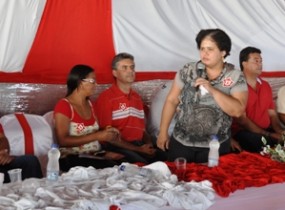 Elisângela candidata a deputada federal pelo PT não tem o apoio do partido, que fechou com o progressista Carleto.