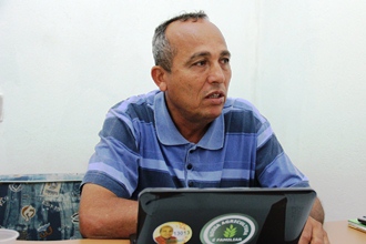 Urbano de Carvalho - Presd do SINTRAF- Coité - Foto- Raimundo Mascarenhas - Calila Noticias