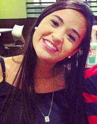 Bruna estava visitando familiares em Recife