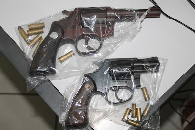 Armas usadas pelos marginais