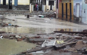 Temporal em Lajedinho deixa 11 mortos Foto: Correio da Chapada