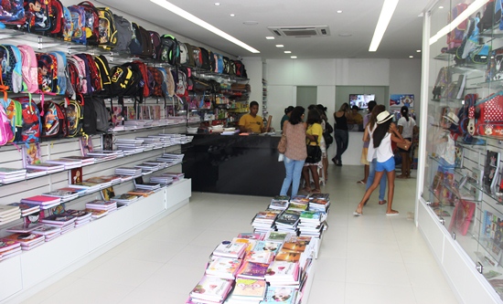 Ambiente climatizado e variedade em mercadoria