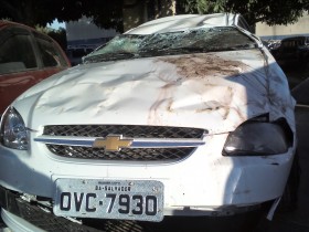 A terceira vítima também mulher e que se encontra em gestação, ficou ferida.