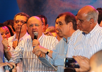 José Ronaldo falou em nome de todo participante do interior.