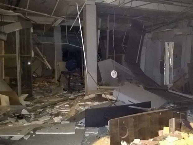 Grupo encapuzado e fortemente armado explodiu agência do Banco do Brasil