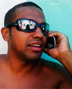 Policial Fábio Rosas morto pela quadrilha que segundo a Policia tem Tio Chico como um dos membros.