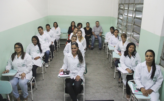 Turma do Curso de Técnica em Enfermagem