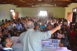 O encontro foi marcado por um grande número de pessoas