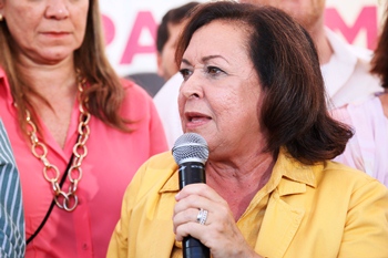 Segundo pesquisa, Lídice está no segundo lugar, a frente do candidato do Governo.