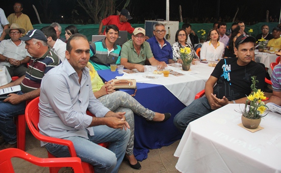 Autoridades presente no maior evento da agricultura do Município.