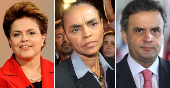 Como vem ocorrendo em todas as pesquisas, Dilma e Marina estariam empatadas no segundo turno.