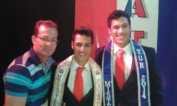 Márcio Bary, Nildo Filho e o primeiro colocado Leandro Gonçalves.