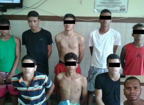 Quadrilha desarticulada era formada por dois jovens e sete adolescentes