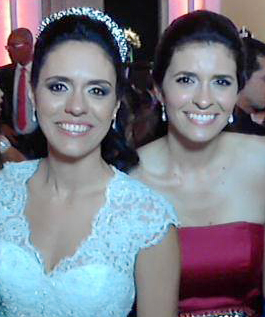 Luciana Augusta Teixeira Lustosa Machado, de 34 anos e a nutricionista Sílvia Augusta Teixeira Lustosa, 31.