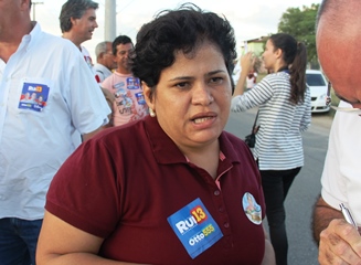 Candidata é muita próxima do Governo Federal.