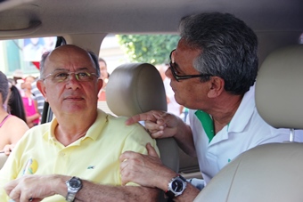 Ex-prefeito de Retirolândia Bequinho já previa a situação de desconforto e conversou com Zé Ronaldo.