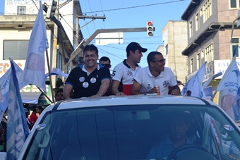 Alex Lopes disse que foi um grande momento também para os políticos se apresentarem para a grande multidão.