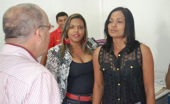 Vereadoras em entrevista a Valdemí de Assis