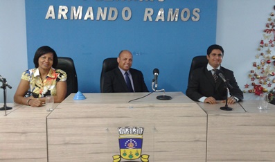 Elizane, Araújo e Lindo de Neusa. Foto: Informe Bahia.