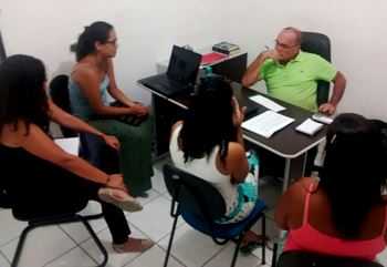 Equipe de trabalho visitou o secretário de Comunicação e Relações Institucionais Valdemí de Assis.