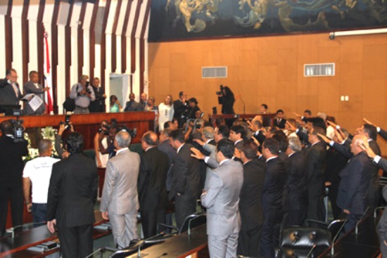 juramento de posse na alba