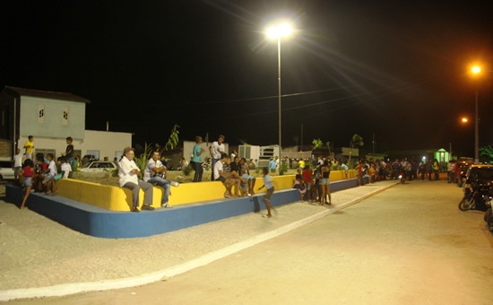 Inicio da Praça para quem chega por Nova Palmares