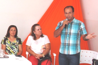 Presidente da Câmara Celinho compôs a mesa.
